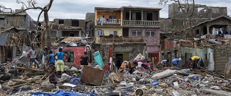 Dezastru umanitar provocat de uraganul Matthew