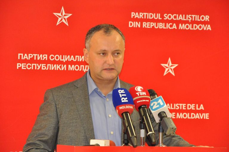 Igor Dodon, reținut de autorităţile din Republica Moldova