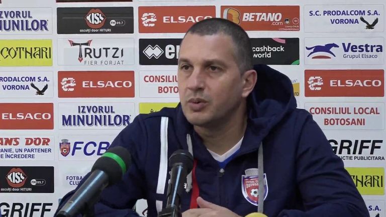 Antrenorul FC Botoșani despre cum vor juca jucătorii de ziua lui.