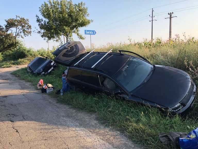 Copil ajuns la spital după un accident rutier