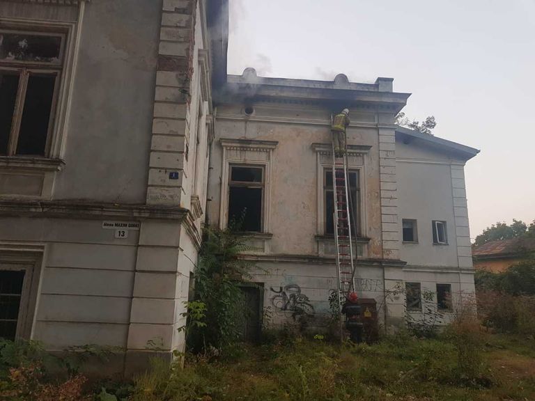 Incendiu în centrul municipiului