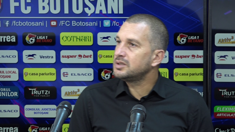 Antrenorul FC Botoșani explică de unde vin problemele.