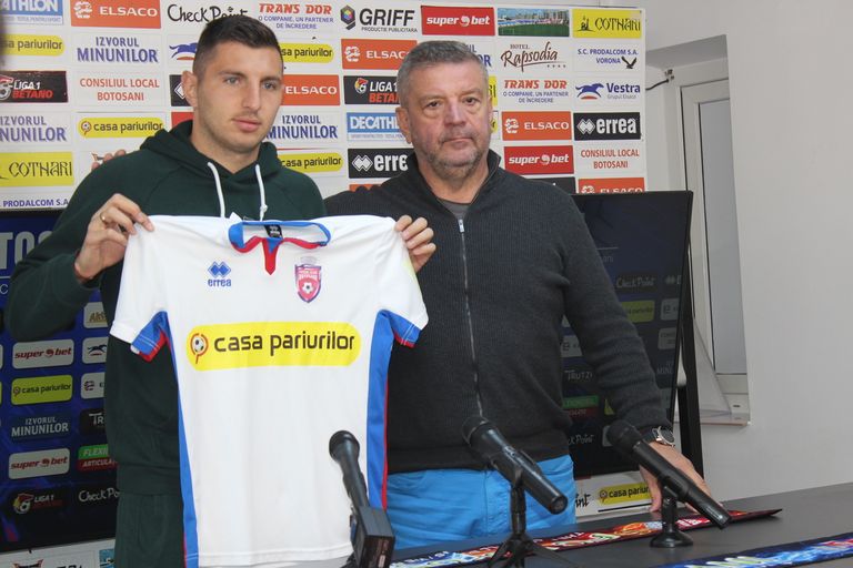 Nikola Trujic, prezentat oficial de FC Botoșani »» Cătălin Anton: „Sper să marcheze cel puțin 10 goluri!” (VIDEO)