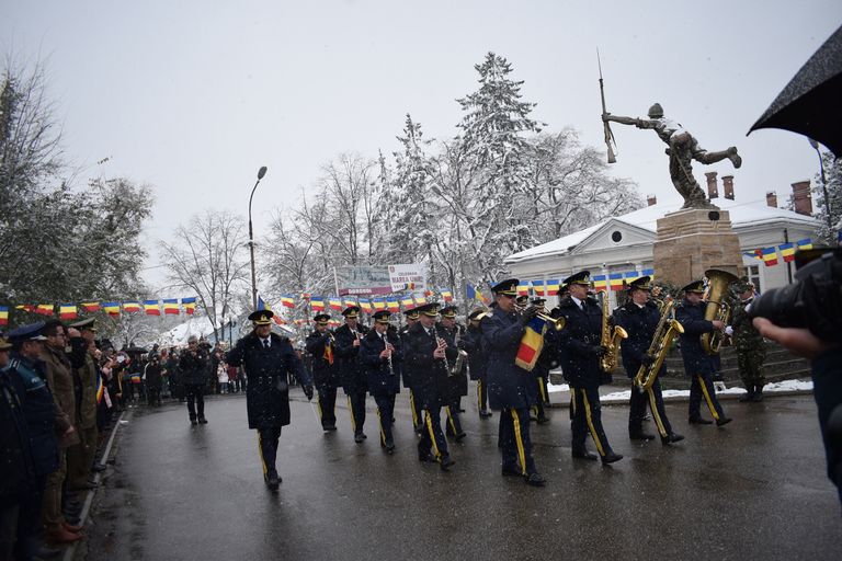 Ceremonial militar la Dorohoi cu ocazia Centenarului Marii Uniri