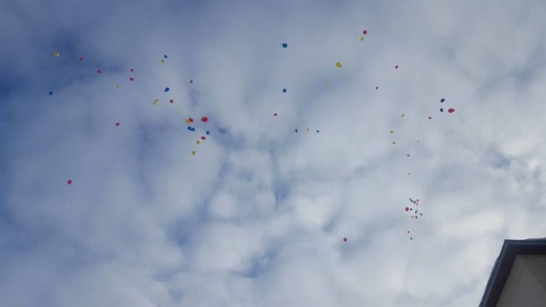 Baloane tricolore de la elevii lui Ştefan cel Mare