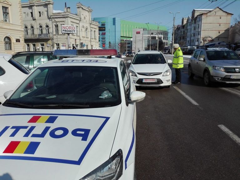 Acţiune de amploare anunţată de poliţiştii rutieri