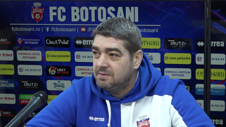 Antrenorul FC Botoșani mizează pe determinare.
