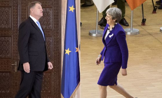 Preşedintele Klaus Iohannis a avut o întrevedere cu premierul britanic, Theresa May
