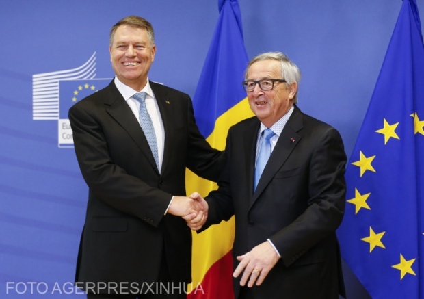 Jean-Claude Juncker, primit de Klaus Iohannis la Cotroceni