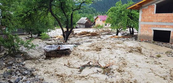 Cod roşu de inundaţii în Maramureş şi Bistriţa Năsăud