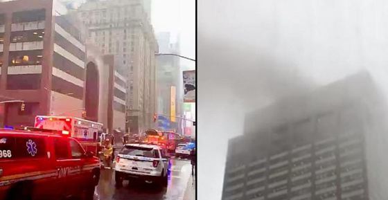 Un elicopter a lovit o clădire din New York. Cel puţin o persoană a murit
