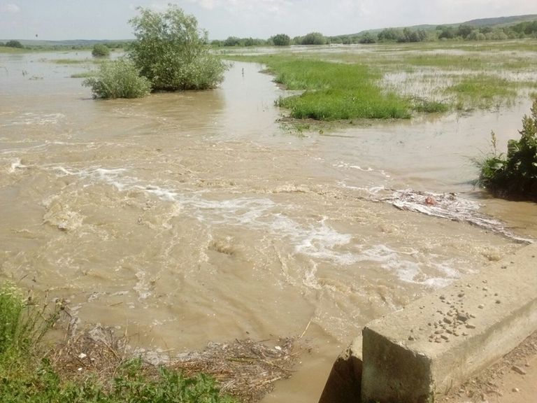 Risc de inundații pe râul Jijia