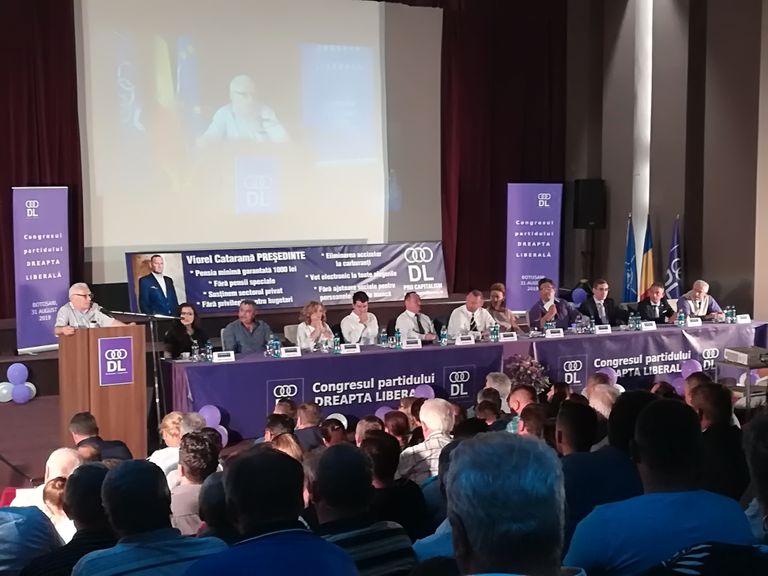 Municipiul Botoşani găzduieşte primul Congres al Partidului Dreapta Liberală (video)