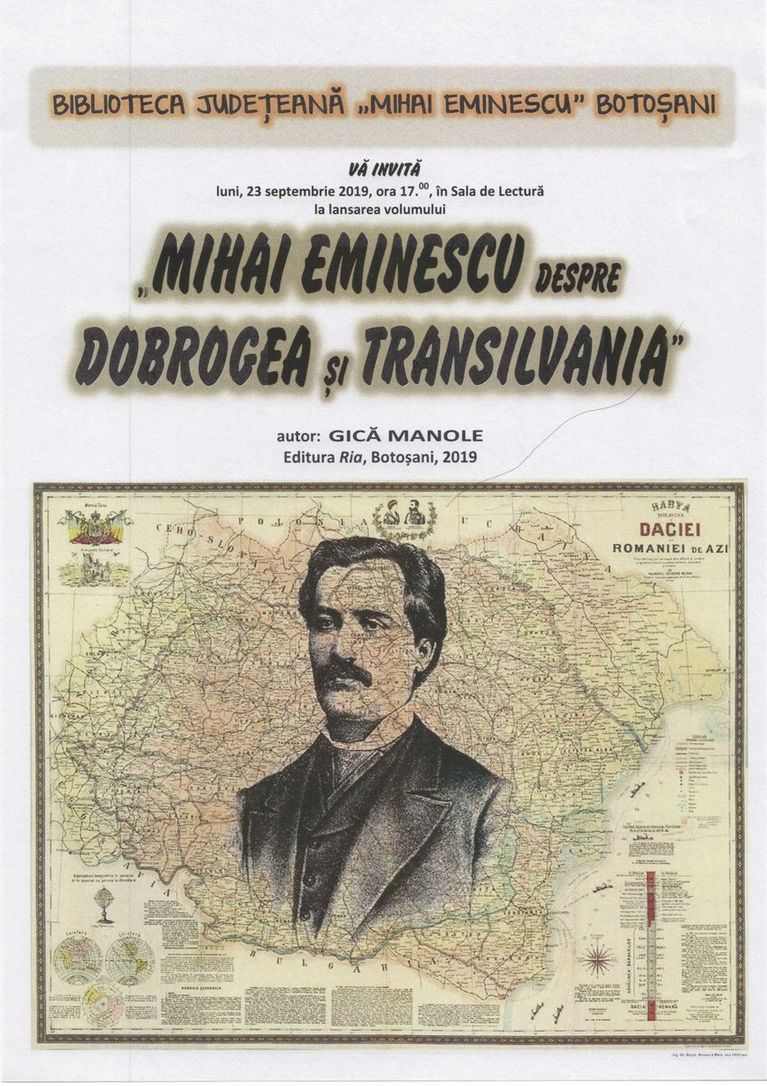O nouă lansare de carte la Biblioteca Judeţeană „Mihai Eminescu” Botoşani