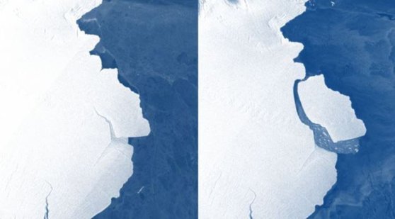 Un gheţar de mărimea Londrei s-a desprins în Antarctica