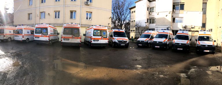 Şapte noi ambulanţe la Botoşani