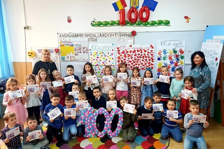100 de zile de şcoală, marcate la Şcoala 12 Botoşani