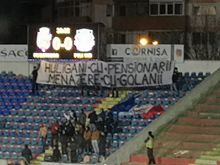 Mesaje dure ale galeriei FC Botoşani
