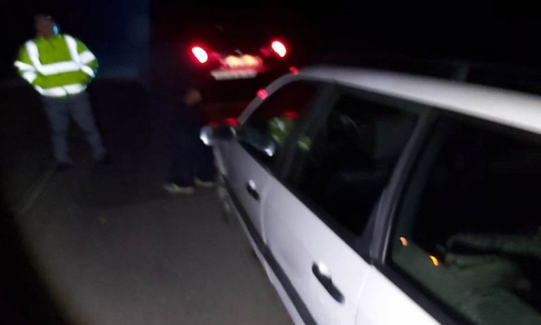 Urmărire după un traficant de ţigări