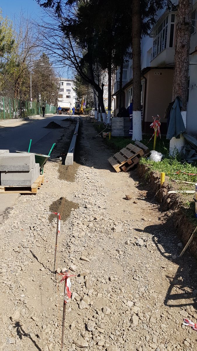 Exact asta trebuia pe alei, în cartiere. Borduri înalte și trotuare mai late. Pentru fluidizarea traficului și multe locuri de parcare.