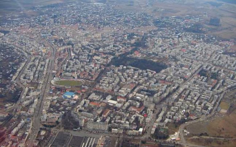 Municipiul Botosani, vedere de sus