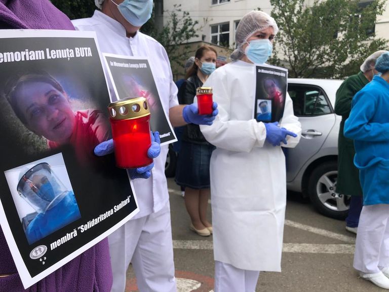 Lacrimi și frustrare după moartea asistentei de la Infecțioase (video)
