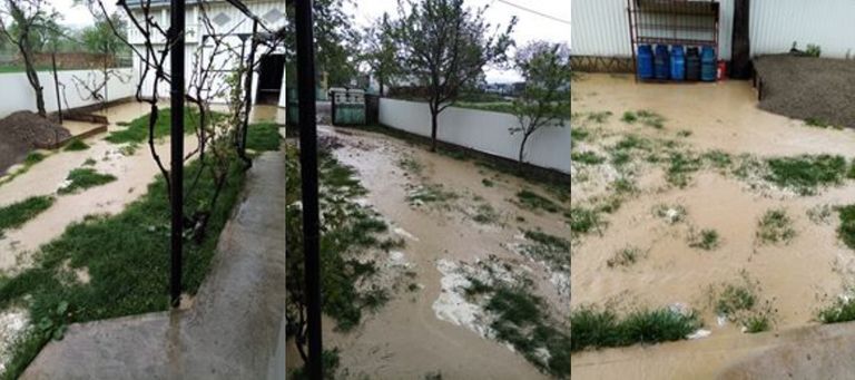 Gospodării inundate în Oneaga din cauza abandonării Drumului Mănăstirilor