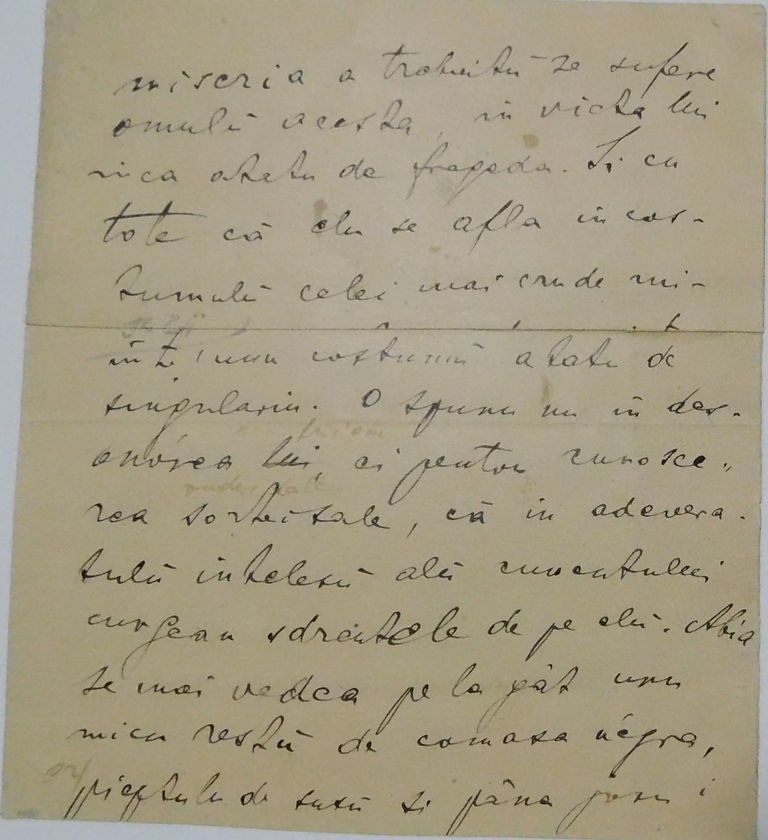 Din Patrimoniul Memorialului Ipotești – fragmente din scrisoarea lui N. Densușianu