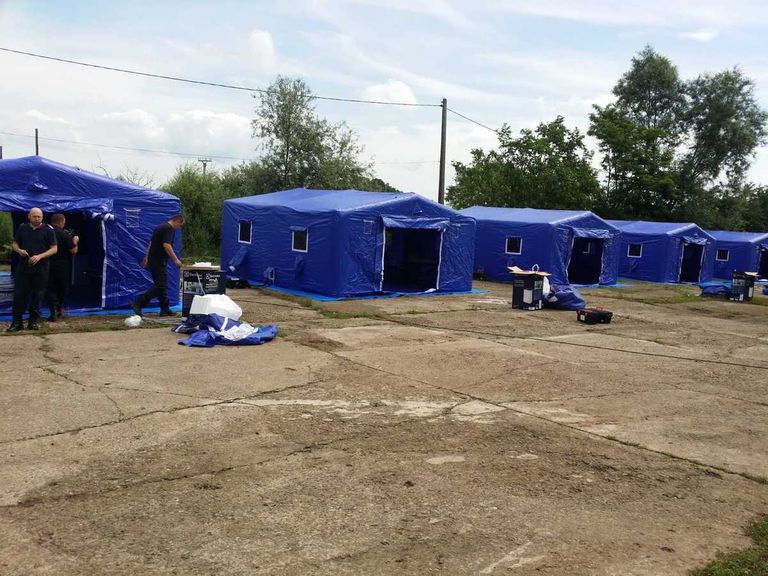 Trei persoane au ajuns în tabăra de sinistrați de la Rădăuți Prut