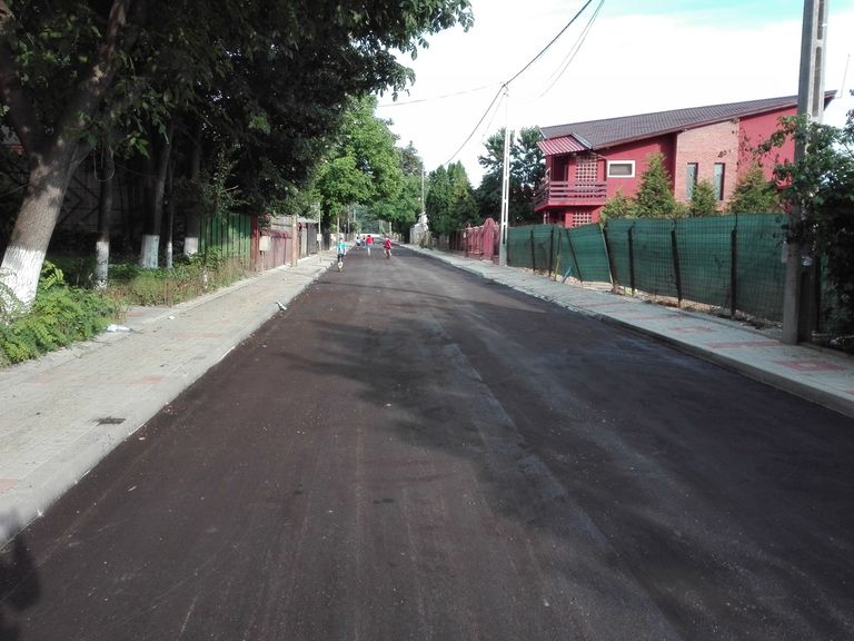 Strada Maior Ignat a fost asfaltată