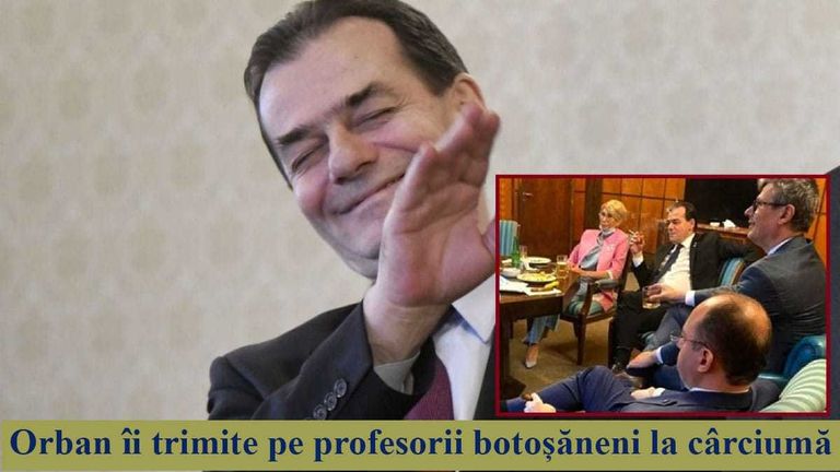 Comunicat PSD:  Domnilor Șoptică și Flutur, 6.300 de profesori din Botoșani așteaptă să vă cereți scuze pentru că Orban i-a trimis la cârciumă să-și bea banii