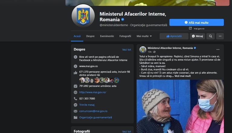 Recunoștință și apreciere – botoșăneancă dată ca exemplu de Ministerul Afacerilor Interne