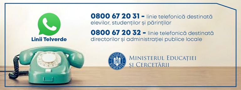 Linii Telverde pentru transmiterea de informaţii legate de începerea  noului an școlar