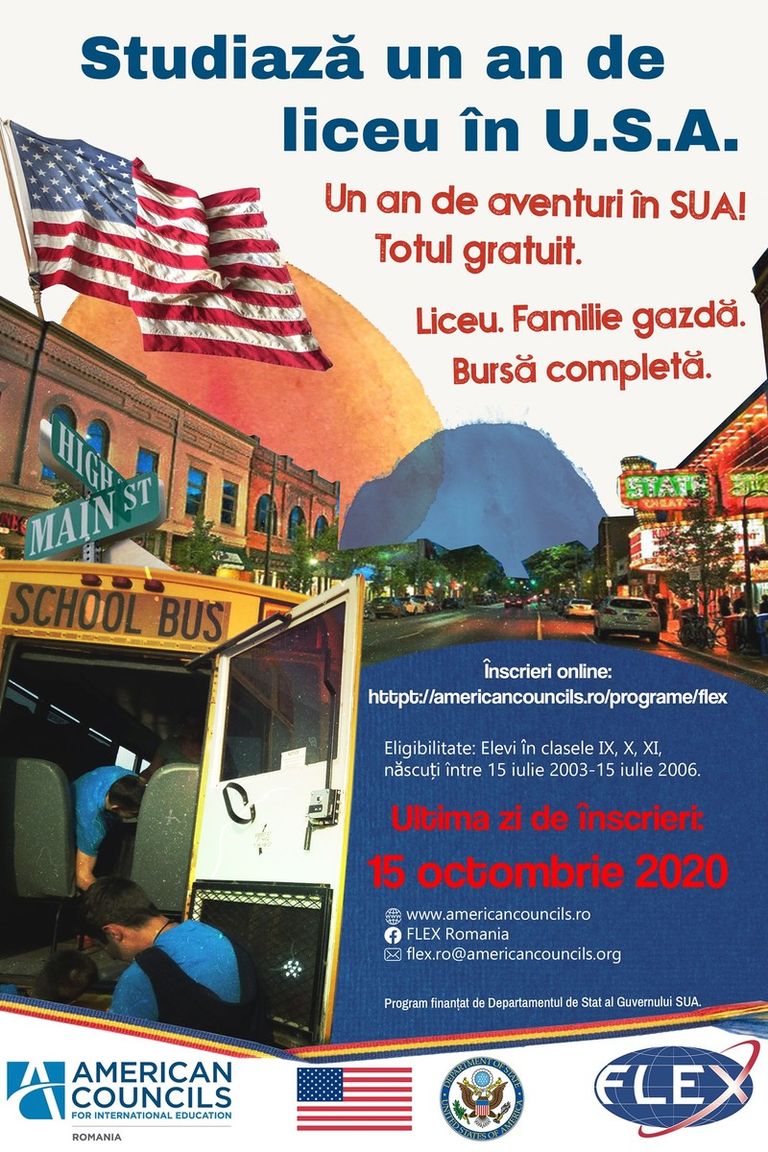 Americanii caută liceeni care să înveţe în SUA