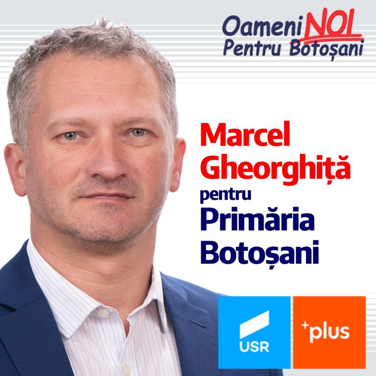 Marcel Gheorghiță, Candidat USR PLUS pentru Primăria Botoșani: Viziune pentru Botosani