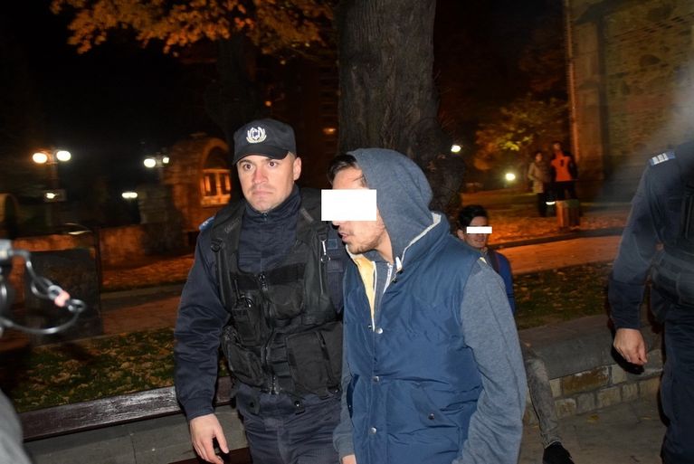 Scandalagii amendați de jandarmi