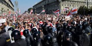 Protest de amploare în Belarus