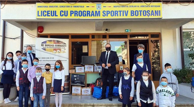 Donaţie din partea My Romania Community pentru Liceul cu Program Sportiv