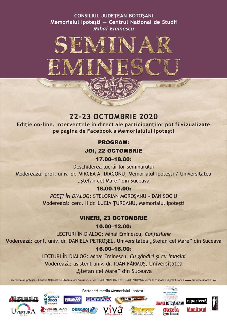 Seminarul Eminescu, la a VII-a ediție