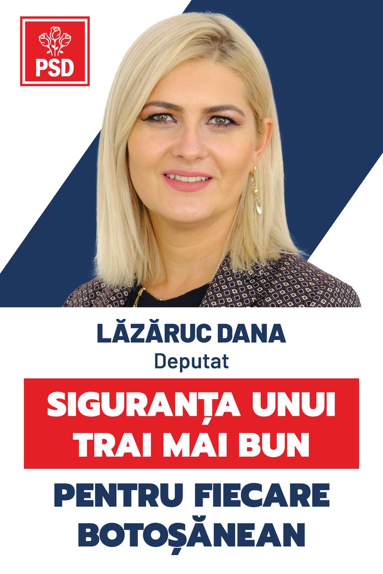 Comunicat PSD: Dana Lăzăruc, medic, candidat PSD pentru Parlament: „Îi rog pe liberali să preia măsurile din Programul de Guvernare al PSD pentru a proteja sănătatea oamenilor”