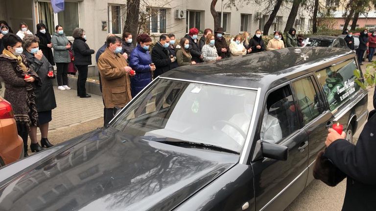 Angajații DSP și-au luat rămas bun de la colegul Constantin Lușneac (video)