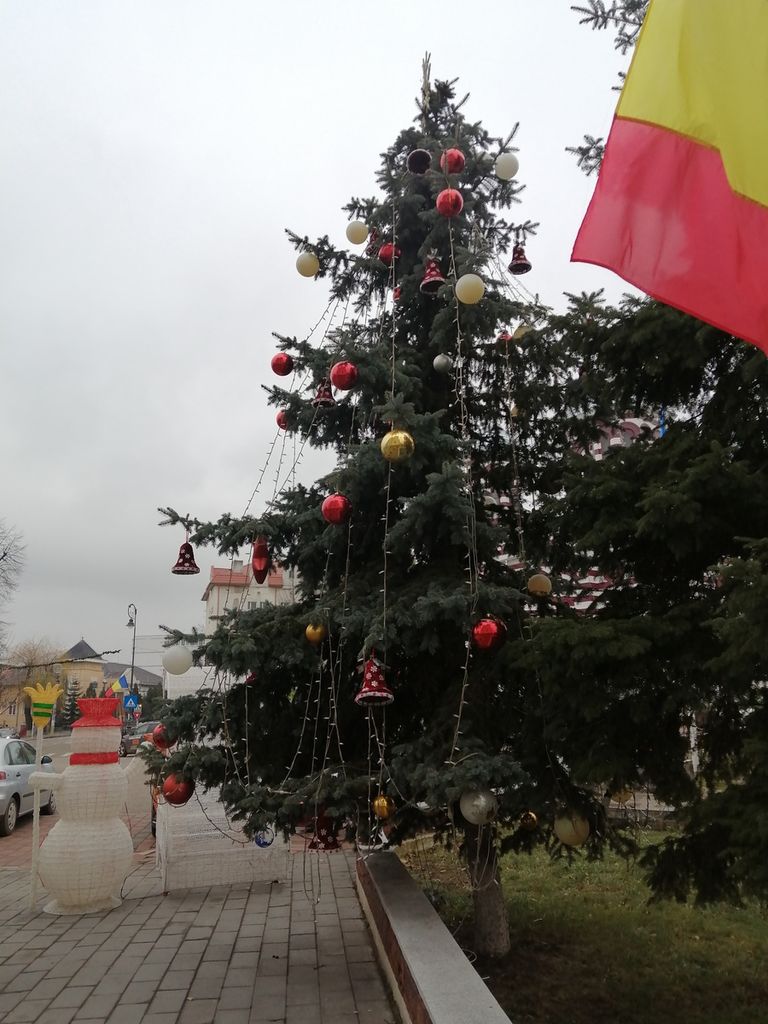 Iluminat festiv la Dorohoi