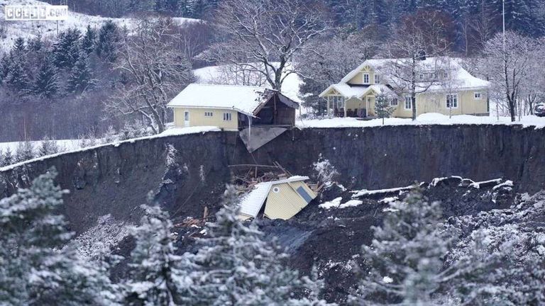 Bilanțul alunecărilor de teren din Norvegia a ajuns la patru morți și șase dispăruți