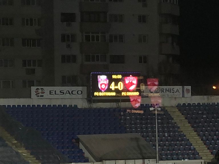 “Câini” puși cu botul pe labe: FC Botosani – Dinamo 4:0 (video)