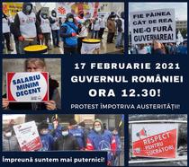 Val de proteste în Bucureşti: Polițiști, ceferişti şi angajaţi din spitale pichetează sediile Guvernului şi ale partidelor de coaliţie