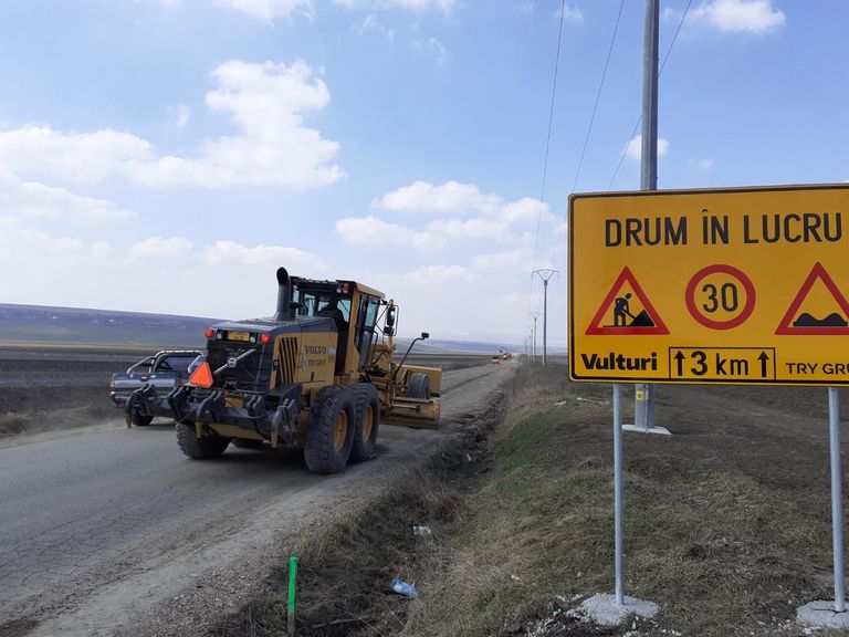 Încep lucrările la drumul spre Iaşi prin Prăjeni
