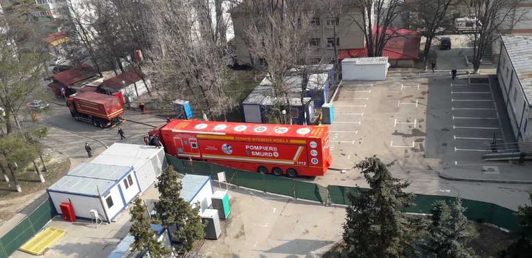 Unitatea mobilă Covid pleacă la Iași (video)