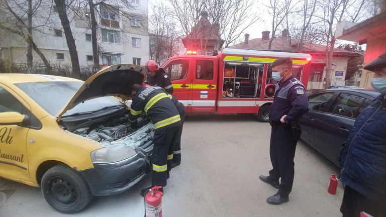 Incendiu oprit de un poliţist în timpul liber (video)
