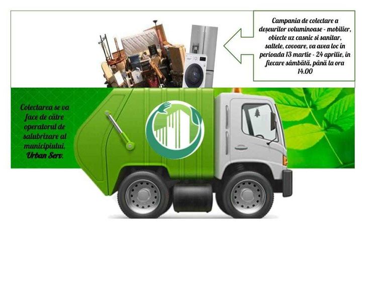 Municipalitatea botoşăneană începe să colecteze deşeuri voluminoase
