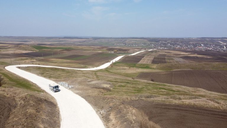 Șosea modernă în nord-estul județului. Asfaltare de aproape 4 milioane de euro